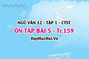Soạn bài ÔN TẬP trang 159 Ngữ văn 12 Chân trời sáng tạo